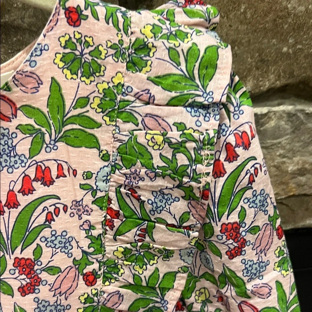 Mini Boden Multicolor Floral Kids Dress - Picture 3 of 6